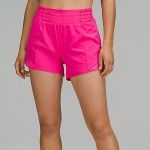 COPY - Lululemon Hotty Hot 4" Pink Neon shorts